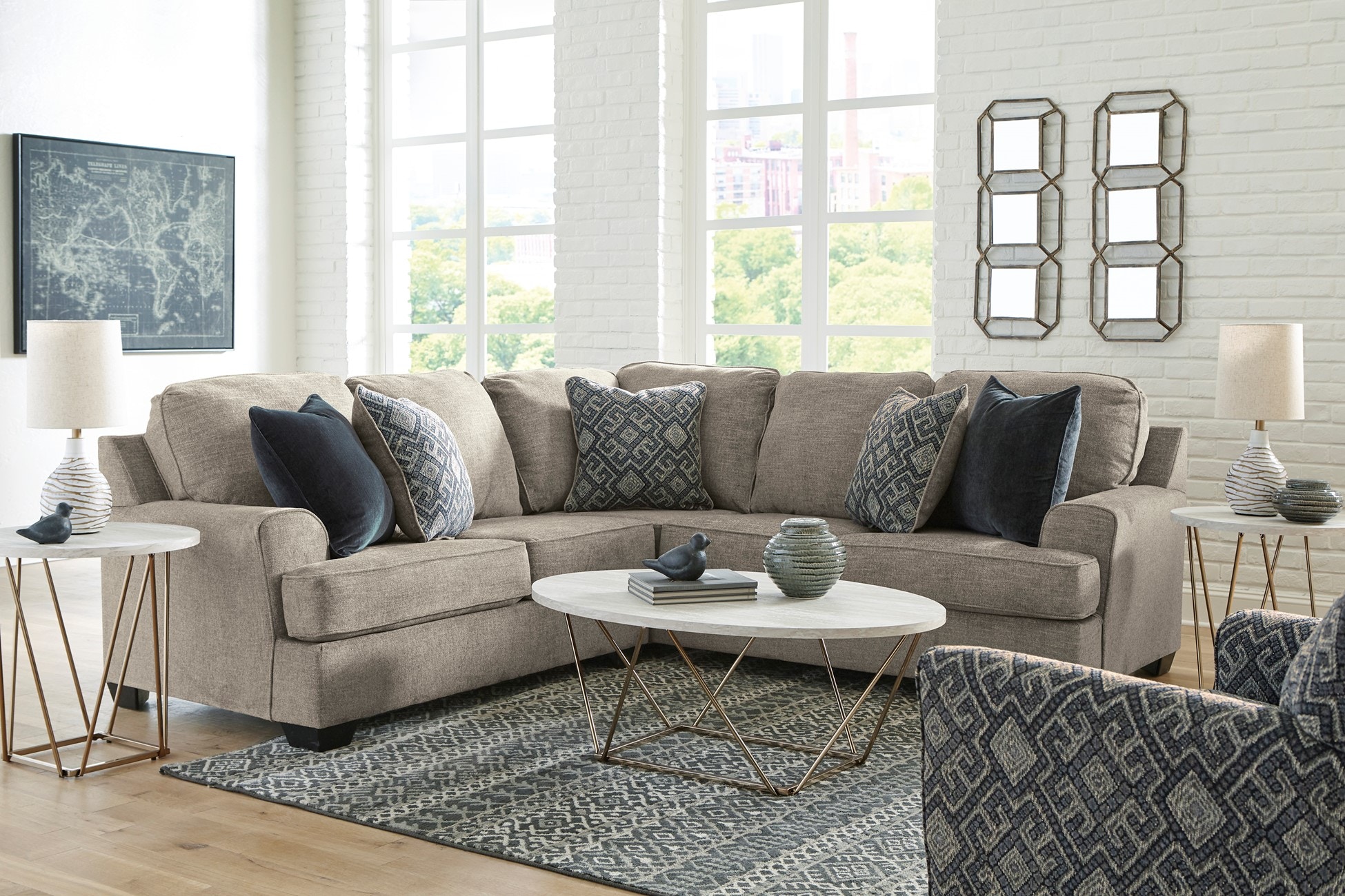 IFR Clearance NEW from our Quick Ship! Bovarian 2Piece Sectional by Ashley 5610348/5610356